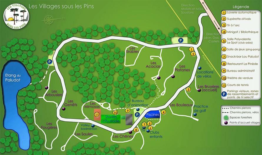 Les Fougeres A81 Les Villages Sous Les Pins Leon 40550 Экстерьер фото